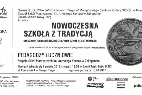 Otwarcie wystawy "Nowoczesna szkoła z tradycją - od szkoły snycerskiej do Zespołu Szkół Plastyc
