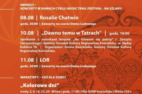Imprezy i atrakcje w Gminie Kościelisko