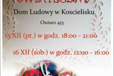 Kiermasz Bożonarodzeniowy 2017