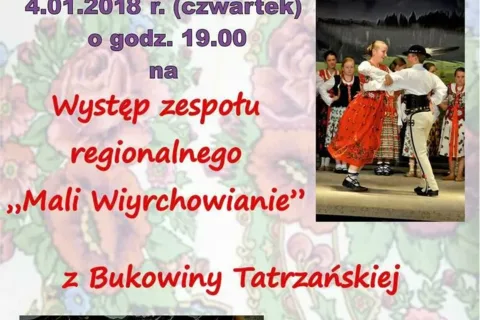 Występ zespołu regionalnego "Mali Wiyrchowainie"