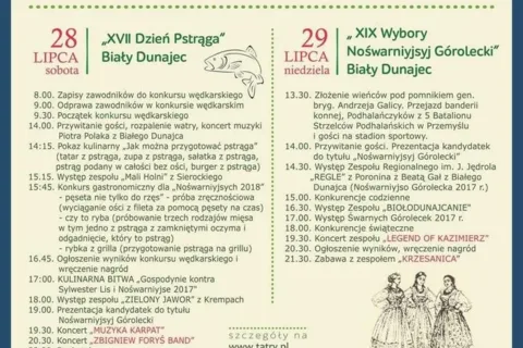 XVII Dzień Pstrąga i XIX Ogólnopodhalańskie Wybory Nośwarniyjsyj Górolecki