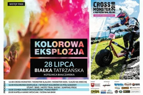 V Mistrzostwa Polski Cross Monster 2018 / Kolorowa Eksplozja