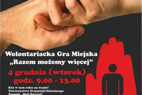 Wolontariacka Gra Miejska „Razem możemy więcej” 2018