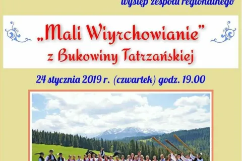 Występ zespołu „Mali Wiyrchowianie”