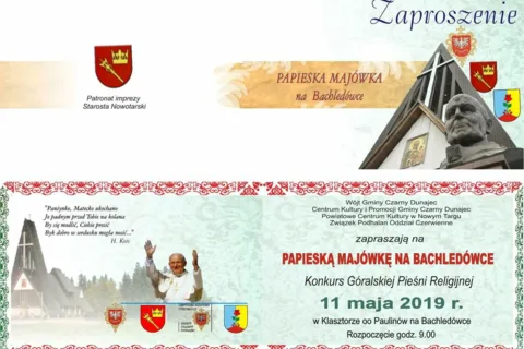 PAPIESKA MAJÓWKA NA BACHLEDÓWCE