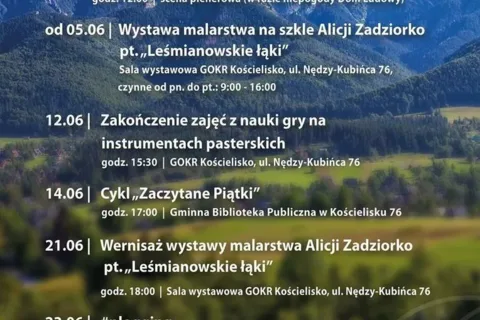 Gmina Kościelisko - kalendarz imprez 2019/06