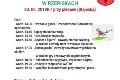 I PIKNIK RODZINNY W RZEPISKACH