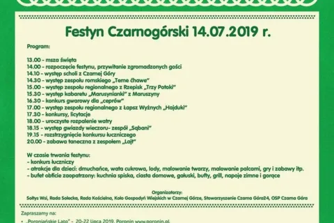 XVIII TATRZAŃSKIE WICI - Festyn Czarnogórski