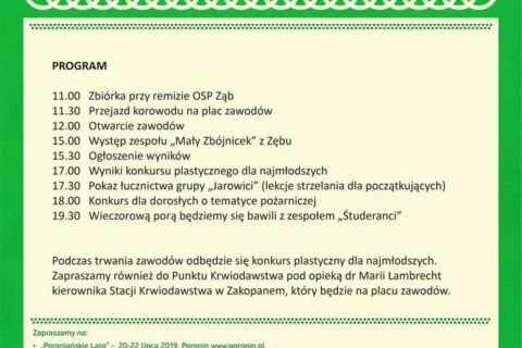XVIII Tatrzańskie Wici - „Strażackie Śpasy” Ząb