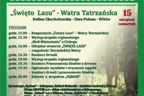 XVIII Tatrzańskie Wici - „Święto Lasu” Siwa Polana