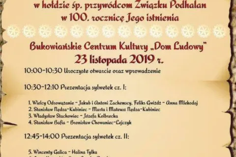 Konferencja naukowa pt. "Oni nos wiedli"