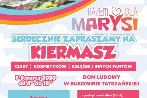 Razem dla Marysi - kiermasz charytatywny