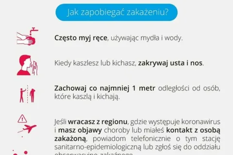 KORONAWIRUS - Jak zapobiegać zakażeniu?