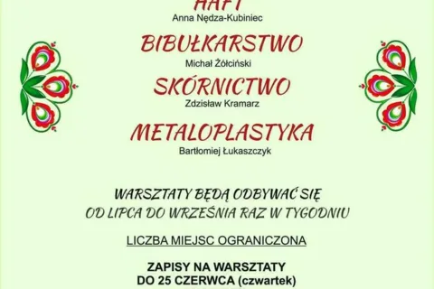 Bezpłatne warsztaty w Szkole Ginących Zawodów