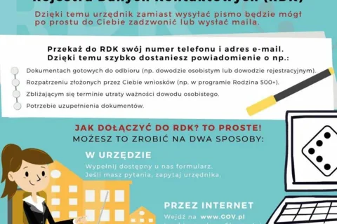 Skorzystaj z Rejestru Danych Kontaktowych (RDK)