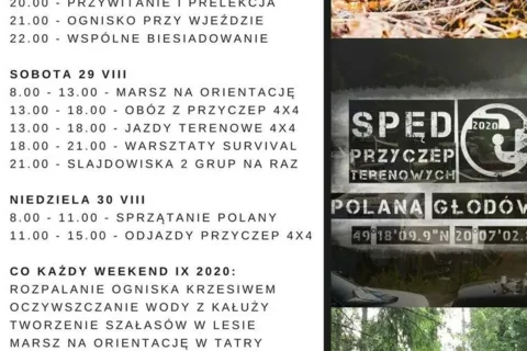 Pierwszy Polski SPĘD Przyczep Terenowych na Polanie Głodówki!