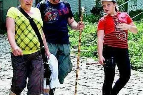 Górskie szlaki są mokre i śliskie