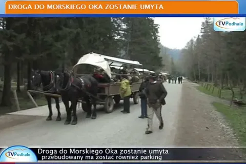 Droga do Morskiego Oka zostanie umyta