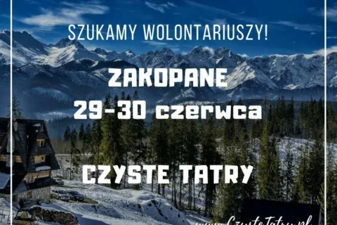 Zostań wolontariuszem akcji Czyste Tatry