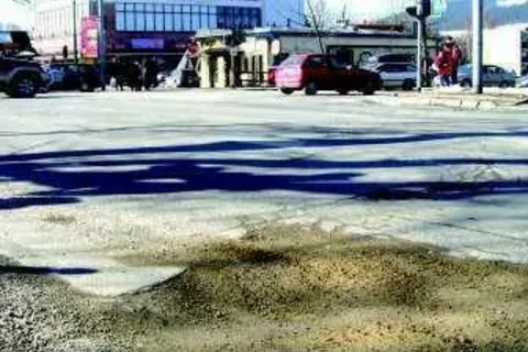 Ulice się posypały