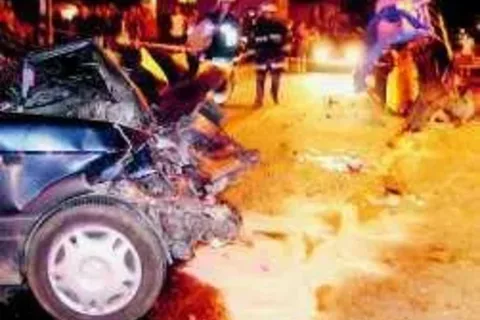 W Zakopanem pędzące auto uderzyło w fasiąg