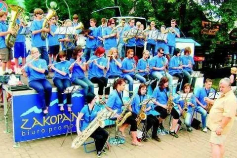 Przyjechali z Iławy na wypoczynek z instrumentami
