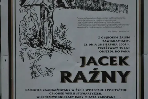 Ostatnie pożegnanie Jacka Raźnego