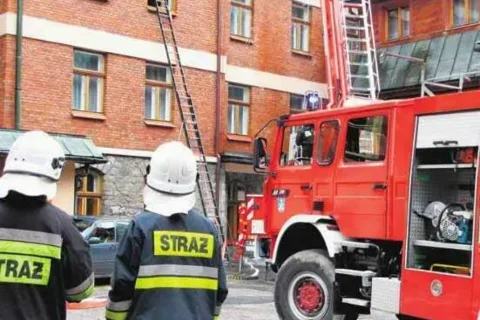 Ćwiczyli pożar w Księżówce