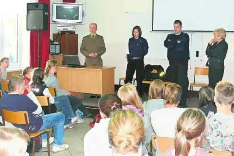 Mundurowi u sportowców