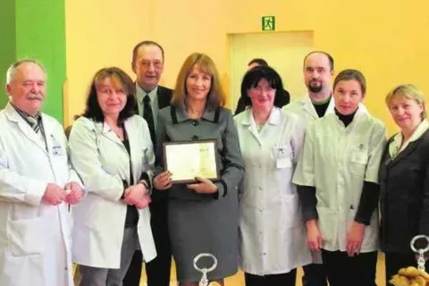 Certyfikat dla szpitala WSR