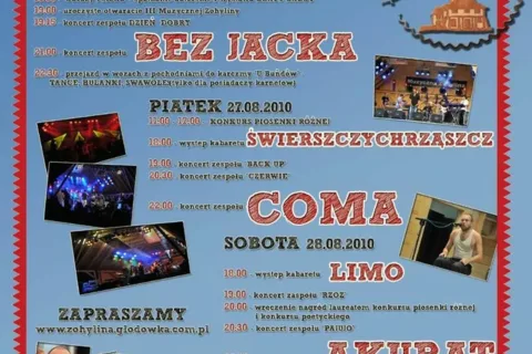 III Otwarte Spotkania Artystyczne Muzyczna Zohylina - 26‑28 sierpnia 2010