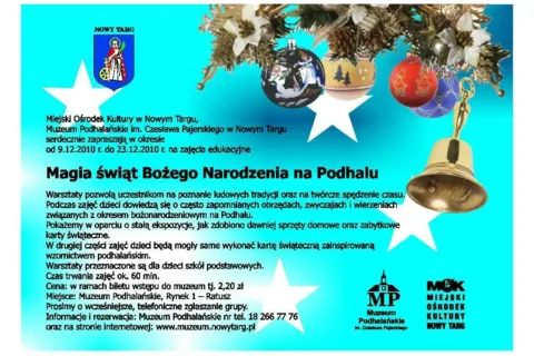 Magia świąt Bożego Narodzenia na Podhalu