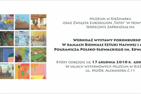Wernisaż wystawy pokonkursowej w ramach Biennale Sztuki Naiwnej i Art Brut Pogranicza Polsko-Słowack