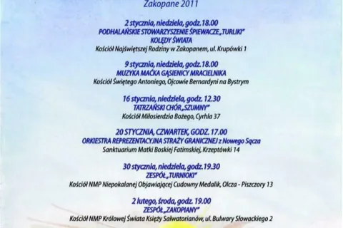 II Festiwal Kolęd, Pastorałek i Pieśni Bożonarodzeniowych