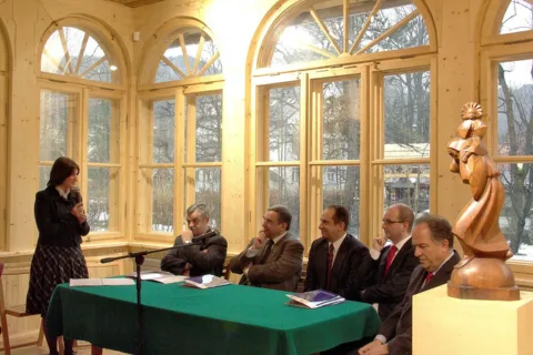 Konferencja prasowa w Okszy