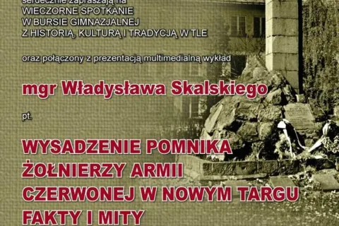 WIECZORNE SPOTKANIE W BURSIE GIMNAZJALNEJ Z HISTORIĄ TRADYCJĄ I KULTURĄ W TLE