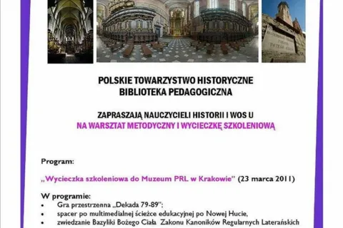 Kolejny cykl szkoleniowy i wycieczka dla nauczycieli historii i wos