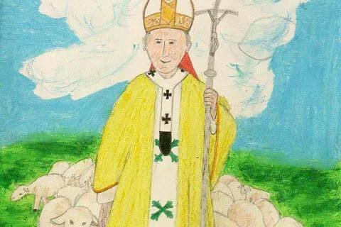 Konkurs plastyczny pt. "Jan Paweł II w oczach dziecka"