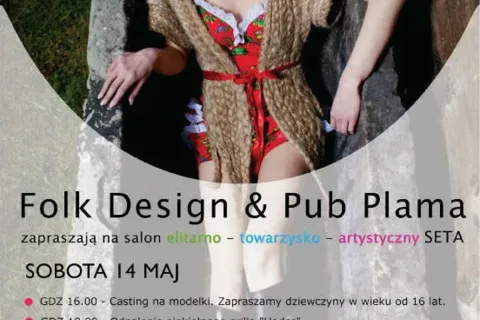 Folk Design & Pub Plama zapraszają na sobotnie pokazy mody i biżuterii