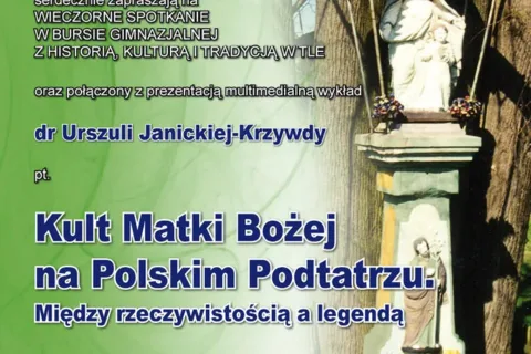 Wykład dr Urszuli Janickiej Krzywdy w Bursie Gimnazjalnej