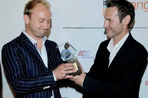 Borys Szyc odebrał Diamentowy Klaps Filmowy