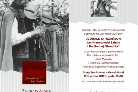 Wystawa fotograficzna „Górale Tatrzańscy: Jan Krzeptowski Sabała i Bartłomiej Obrochta”