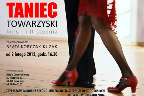 Taniec Towarzyski kurs I i II stopnia