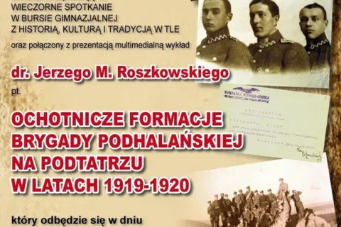 OCHOTNICZE FORMACJE BRYGADY PODHALAŃSKIEJ NA PODTATRZU W LATACH 1919-1920