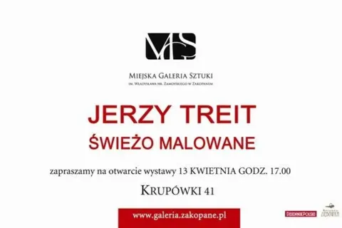 Wernisaż wystawy Jerzego Treita - "Świeżo malowane"