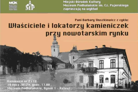 Wykład Barbary Słuszkiewicz pt. „Kamienice nr 2 i 18”