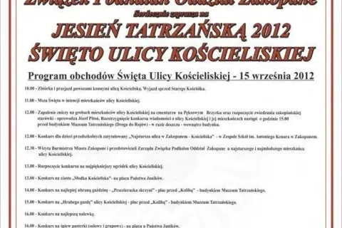 Święto ulicy Kościeliskiej