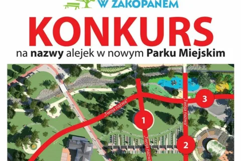 Zakończenie KONKURSU NA NAZWY ALEJEK W PARKU MIEJSKIM
