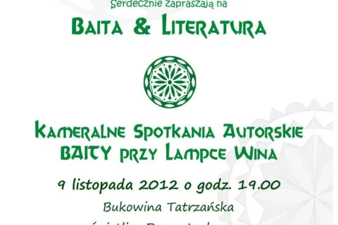 Wydarzenie kulturalne BAITA & LITERATURA