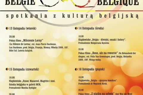BELGIË-BELGIQUE: spotkania z kulturą belgijską